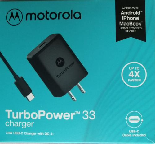 Cargador Original Turbo Power Motorola Moto G50