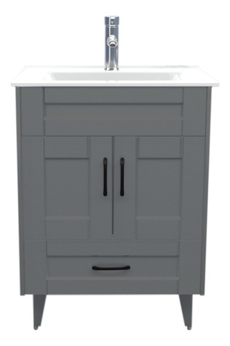 Mueble Vanitorio Deluxe Star Haus Gris B60skp 60x47x80cm