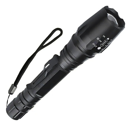 Linterna Led Recargable Táctica Policial Militar