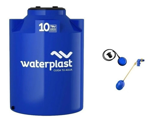 Tanque Cisterna Waterplast Clasica 600 Lts Flotante Y Nivel Color Azul