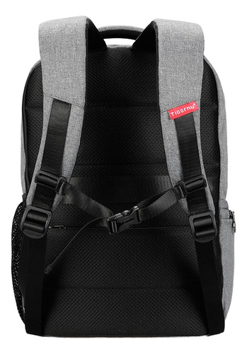 Mochila Tigernu Ejecutiva Para Notebook Gris T-b3399