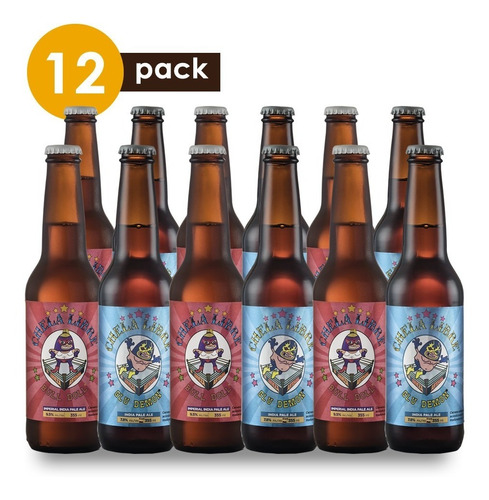 Cerveza Artesanal Chela Libre Ipas Cervexxa Beerpack 12