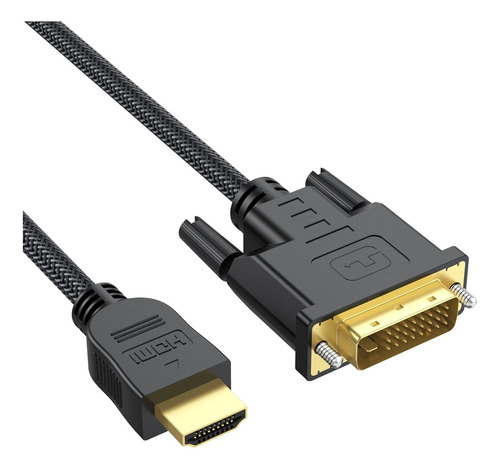 Uvooi Cable Hdmi A Dvi De 6 Pies, Cable Adaptador Dvi A Hdmi