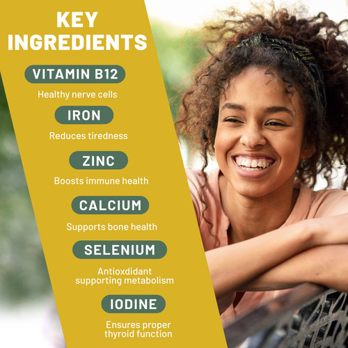Vegan Vitality Multivitamínico Y Complejo Setas