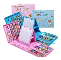 Comprar Set De Arte De Dibujo Y Pinturas Infantil 208 Pcs C\u002Festuche