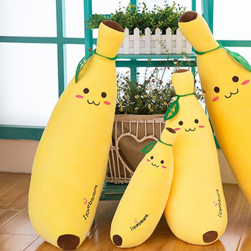 50 Cm Juguetes De Peluche Almohada Plátano Almohada Larga Mu