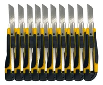 Comprar Kit 10 Estiletes Emborrachado 18mm Cu002Ftrava Cabo Emborrachado