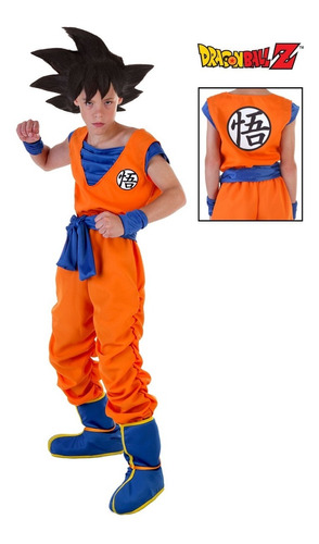 Disfraz Para Niño Goku Talla S 4-6- Halloween 