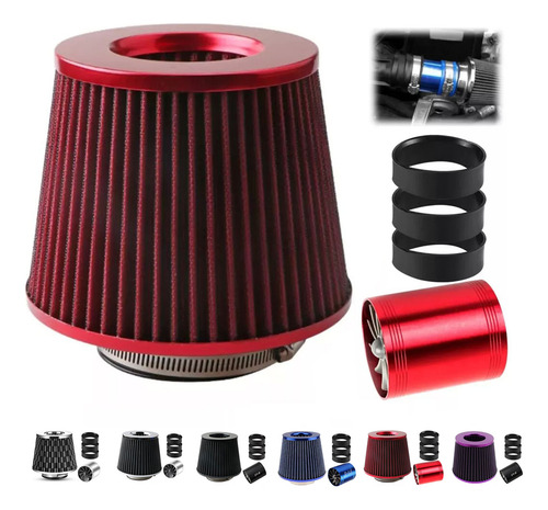 Filtro De Alto Flujo Universal Y Tornado Turbina Para Auto