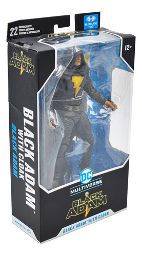 Black Adam With Cloak Dc Multiverse 18 Cm Mcfarlane Toys Cd