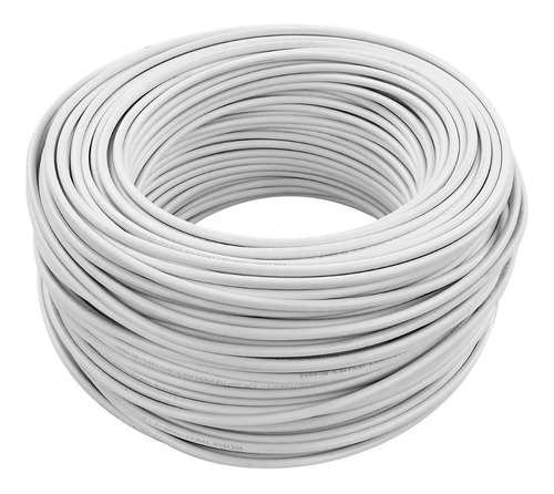 Cable Thw-ls Blanco Voltech 46055 10 Awg 100 M