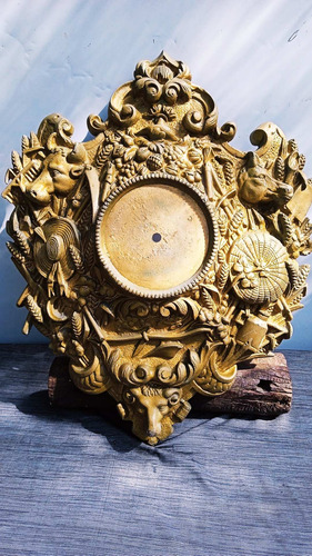 Marco/moldura Antiguo De Metal Decorativo Para,reloj,imagen,