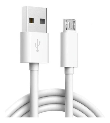 Cable De Carga Micro Usb 1.5mts Color Blanco