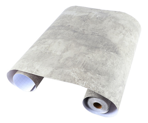 Adhesivo De Pared De Pvc Despegable Con Cortador, Color Gris