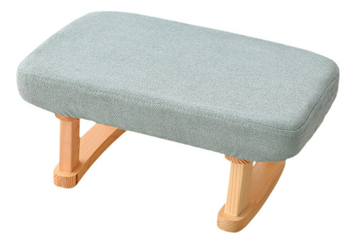 Reposapiés Pequeño, Taburete Otomano, Taburete Verde Claro