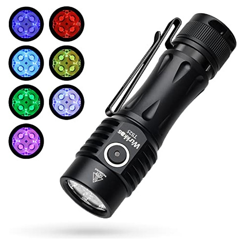 Wurkkos Linterna Led Recargable Edc, Linterna Pequeña De Bol