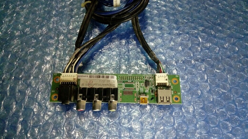 Placa Entrada Usb / Av Emp Toshiba Lc3246(a) Wda / 35014616