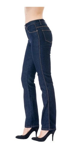 Imagen 2 de 9 de Jeans Scandia Mezclilla Stretch Cintura Alta Recto 2205