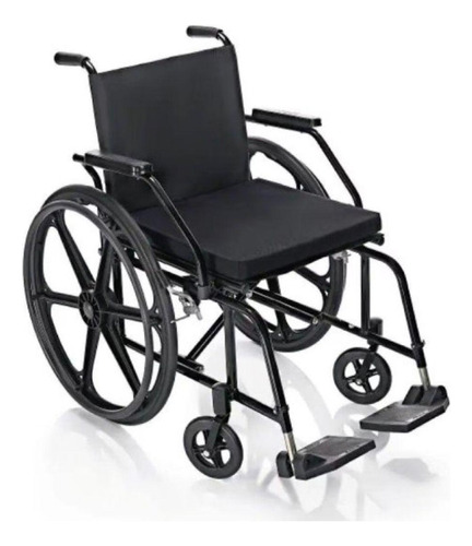Cadeira De Rodas Pratica Com Assento Almofadado Prolife Cor Cinza-escuro
