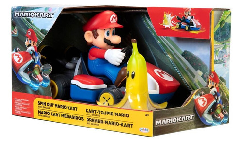 Carro Mario Kart Giratorio 360 Grados Con Aceesorio Banana