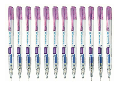 Pentel Pd107-v Portaminas Avance Lat. 0.7 Mm Tech./violet
