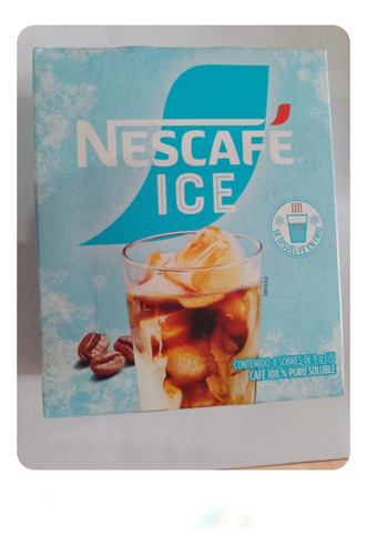 Nescafé Ice Caja Con 8 Sobres De 9 Gr C/u 100% Puro Soluble 