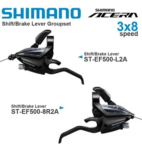 Palancas De Cambio Y Freno Integradas Shimano 8x3v St-ef500