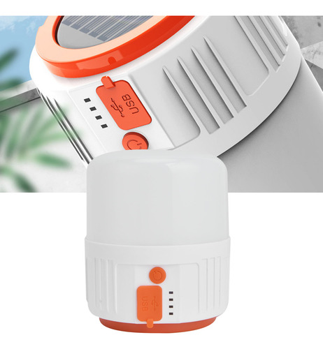 Linterna De Camping Llevó La Luz Solar Recargable Por Usb