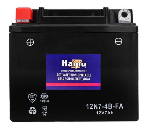 Bateria Haijiu Gel 12n7-4b Gn125, En125