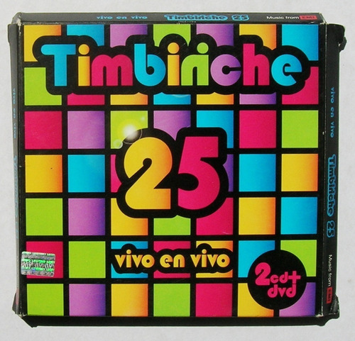 Timbiriche 25 En Vivo Cd Doble + Dvd, Mexicano, 2008