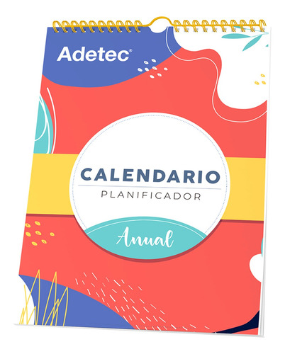 Calendario Planificador Anual Mural + 4 Lapices Paper Mate