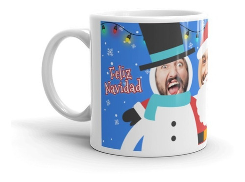 Mug Navidad Personalizado Con Tu Cara