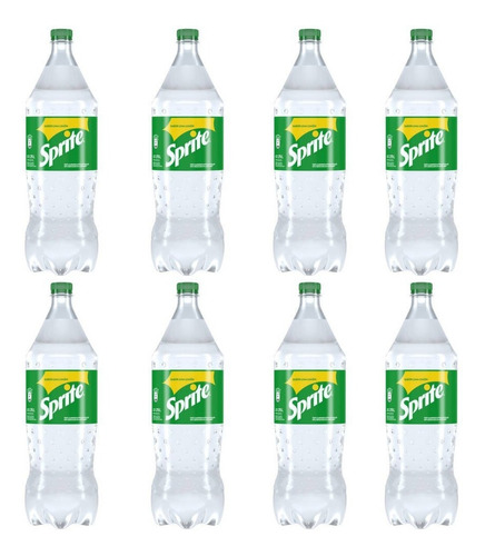 Sprite Botella 1,75l Original Pack X8 Gaseosa Zetta Bebidas