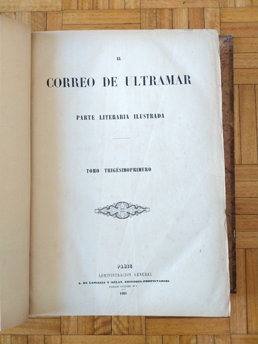 El Correo De Ultramar - 1868