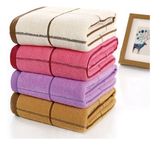 Toalla De Baño De Algodón, Ultrasuave Y Absorbente, 140 X 70