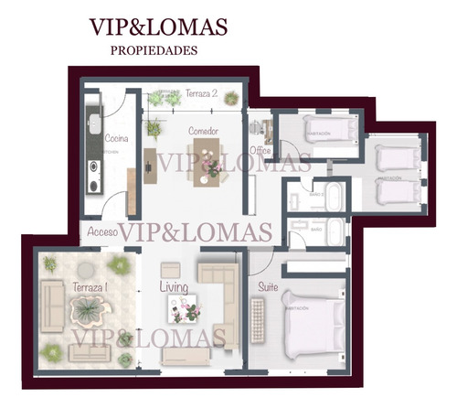 Dept Nuevo 155m 3hb+2b+e+b Lomas De San Sebastián Concepción
