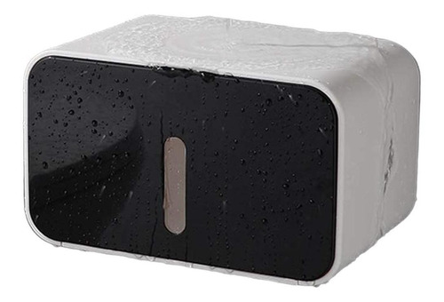 Imagen 4 de 10 de 2 Soporte Papel Higienico Pañuelos Baño Adhesivo Base Repisa