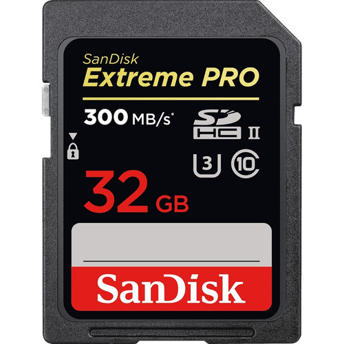 Sandisk Extreme Pro Sd Uhs-ii U3 300mb/s = 2000x De 32gb