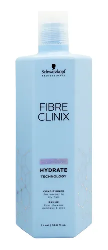 Schwarzkopf Fibre Clinix Hydrate Shampoo + Enjuague 1lt 6c