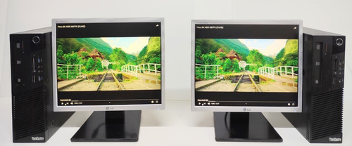 Imagem 2 de 5 de Lote 2 Computadores Lenovo I3+ Monitor De 17+teclado E Mouse