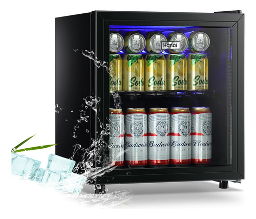 Refrigerador De Bebidas Para 60 Latas Con Puerta De Vidrio