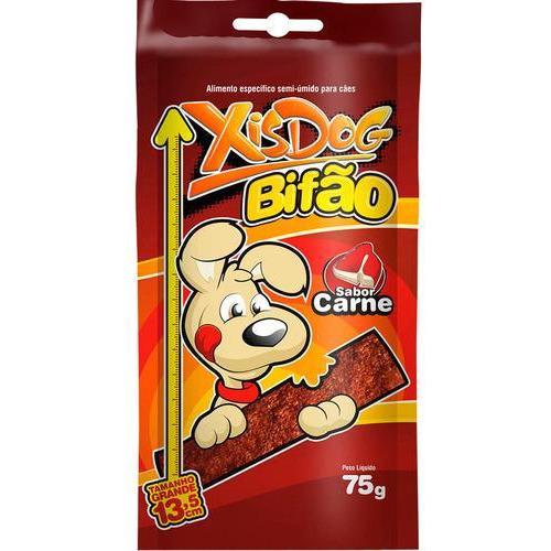 Petisco Xisdog Bifão Carne 80g - Delicioso Petisco Para Cães