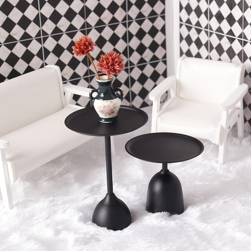 Muebles De Mesa De Centro A Escala 1/12, Mini Modelo De Alto