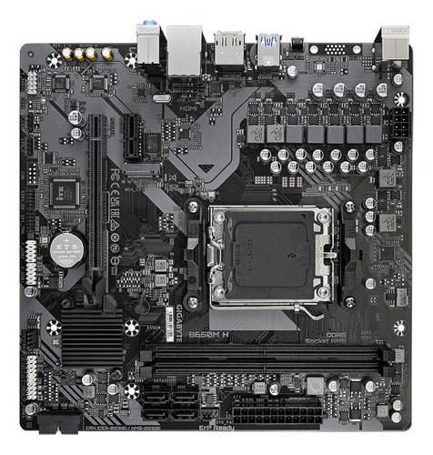 Tarjeta Madre Gigabyte B650 H Micro Atx Am5 Ddr5 1hdmi 1dp