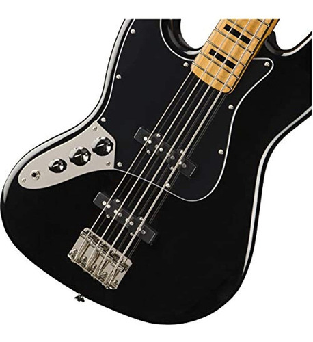 Bajo De Jazz Zurdo Squier By Fender Classic Vibe 70s - Arce Color Black