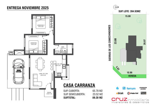 Casa De 89m2 En Villa De Merlo, San Luis - Preventa