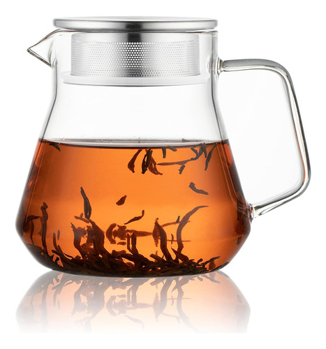 One-touch Glass Tea Maker,20oz(600ml) Glass Teapot And Kettl