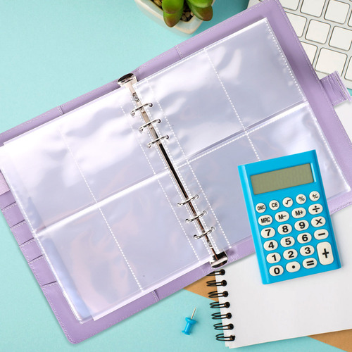 1 Juego De Hojas De Encuadernación Budget Planner Challenge