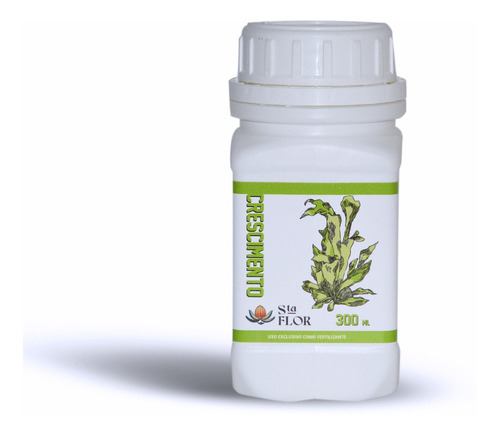 Fertlizante Sta Flor Crescimento 300ml Grow Cultivo Indoor