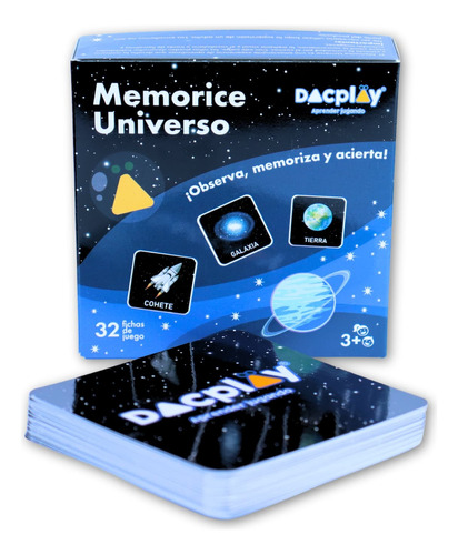 Memorice Universo - Tarjetas Didácticas Del Universo 